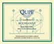 Qupe Roussanne Bien Nacido Hillside Estate